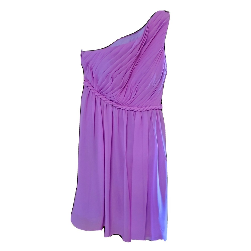 Vilavi Dresses Women Pink 100% Hand-Made One Shoulder Strap Dress